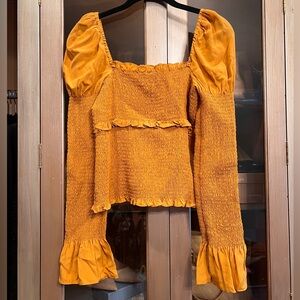 Cinq a Sept Puff Sleeve Top